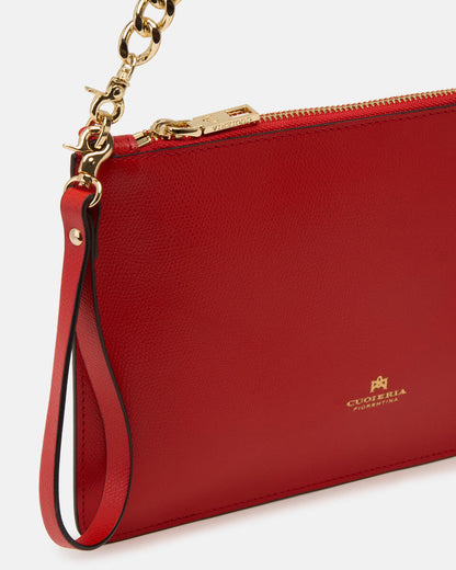 CUOIERIA FIORENTINA - Alice pochette Tomato