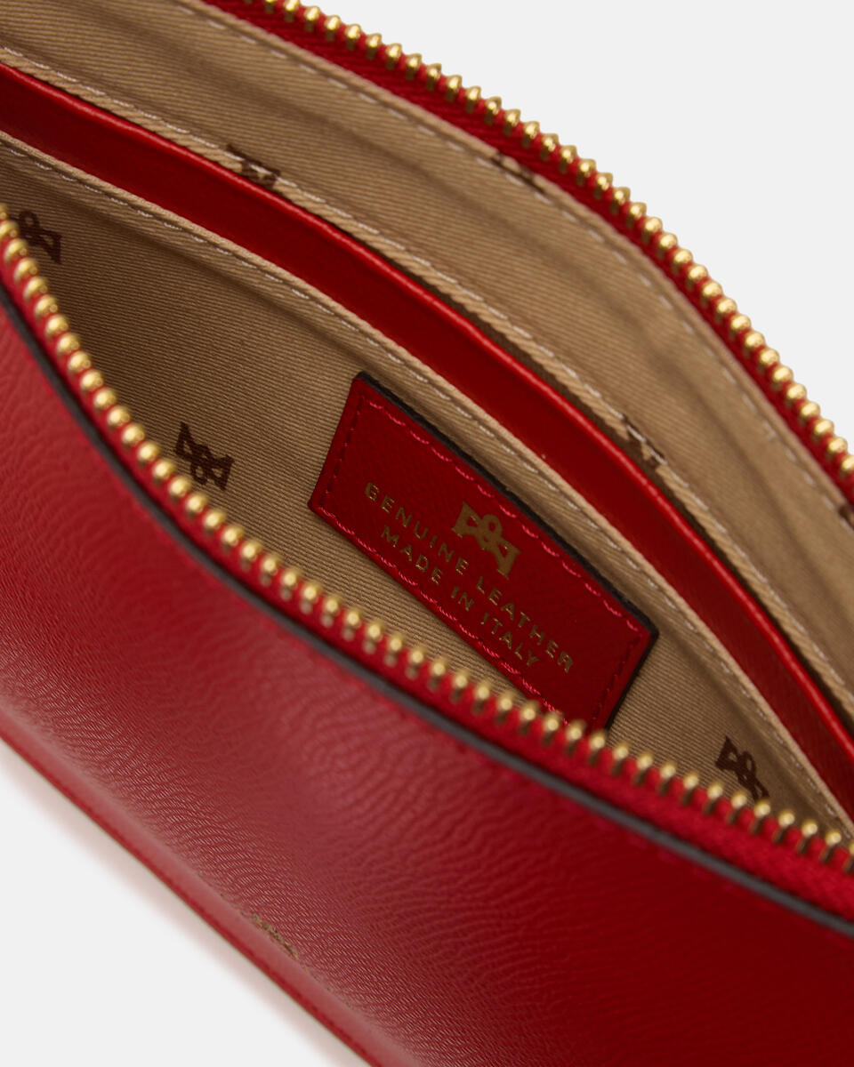 CUOIERIA FIORENTINA - Alice pochette Tomato