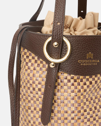 CUOIERIA FIORENTINA - Secchiello Amber Cioccolato