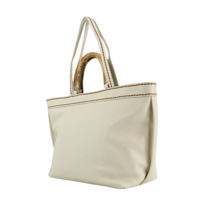 VISONA' - Borsa Ambra Large - Latte
