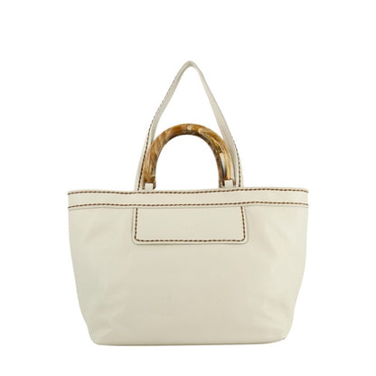 VISONA' - Borsa Ambra Large - Latte