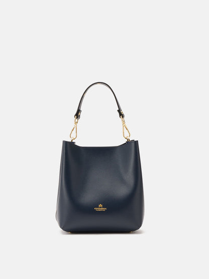 CUOIERIA FIORENTINA - Borsa Secchiello Alice Blue Navy