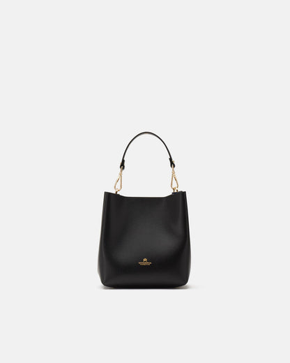 CUOIERIA FIORENTINA - Borsa Secchiello Alice Nero