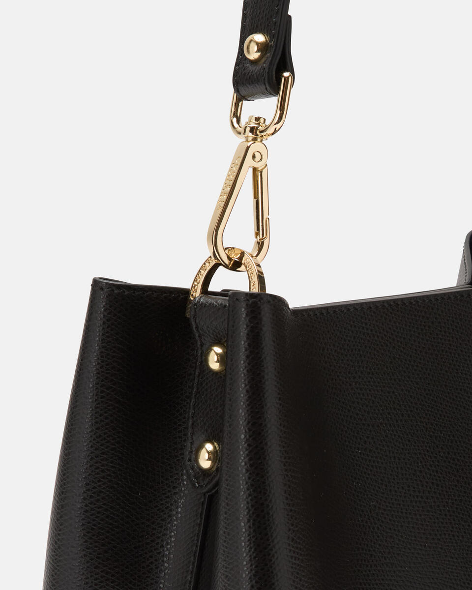 CUOIERIA FIORENTINA - Borsa Secchiello Alice Nero