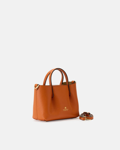 CUOIERIA FIORENTINA - Mini Tote Bag Candy - Arancio