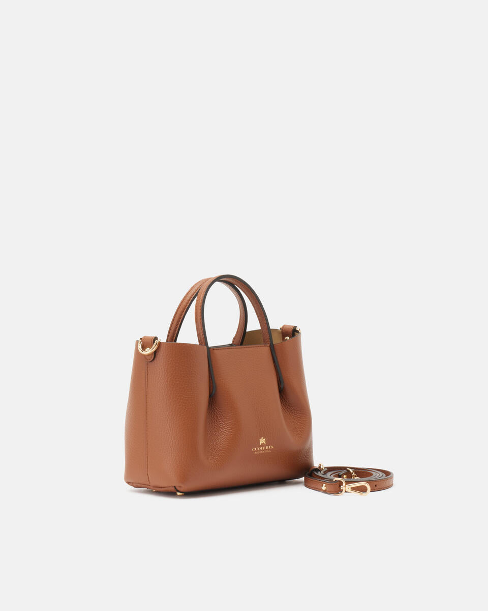CUOIERIA FIORENTINA - Mini Tote Bag Candy - Caramel