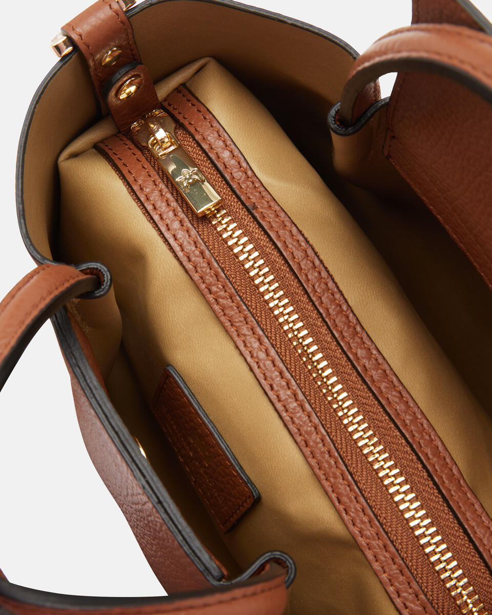 CUOIERIA FIORENTINA - Mini Tote Bag Candy - Caramel