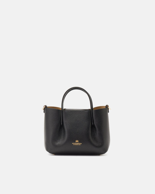 CUOIERIA FIORENTINA - Mini Tote Bag Candy  - Nero
