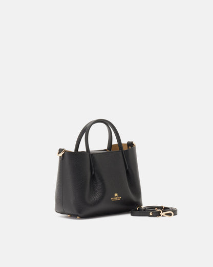 CUOIERIA FIORENTINA - Mini Tote Bag Candy  - Nero