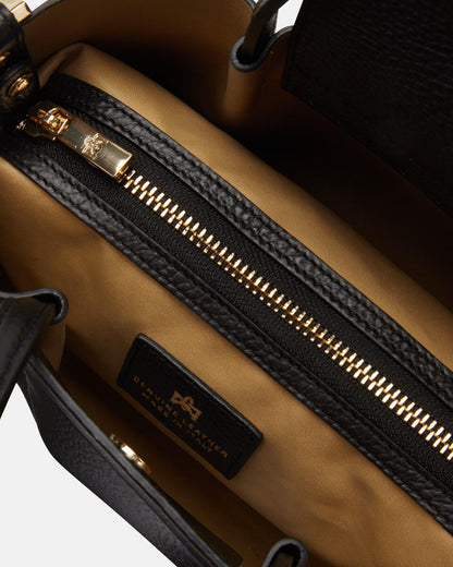 CUOIERIA FIORENTINA - Mini Tote Bag Candy  - Nero