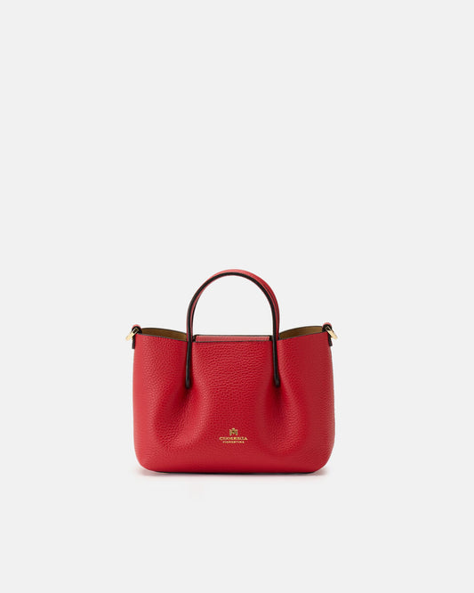 CUOIERIA FIORENTINA - Mini Tote Bag Candy - Tomato