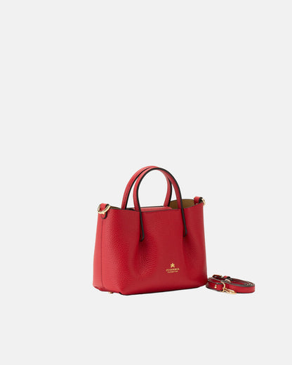 CUOIERIA FIORENTINA - Mini Tote Bag Candy - Tomato