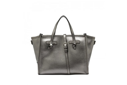 GIANNI CHIARINI - Borsa Marcella Medium - City Noire Laminata