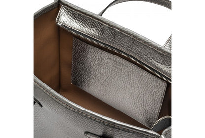 GIANNI CHIARINI - Borsa Marcella Medium - City Noire Laminata