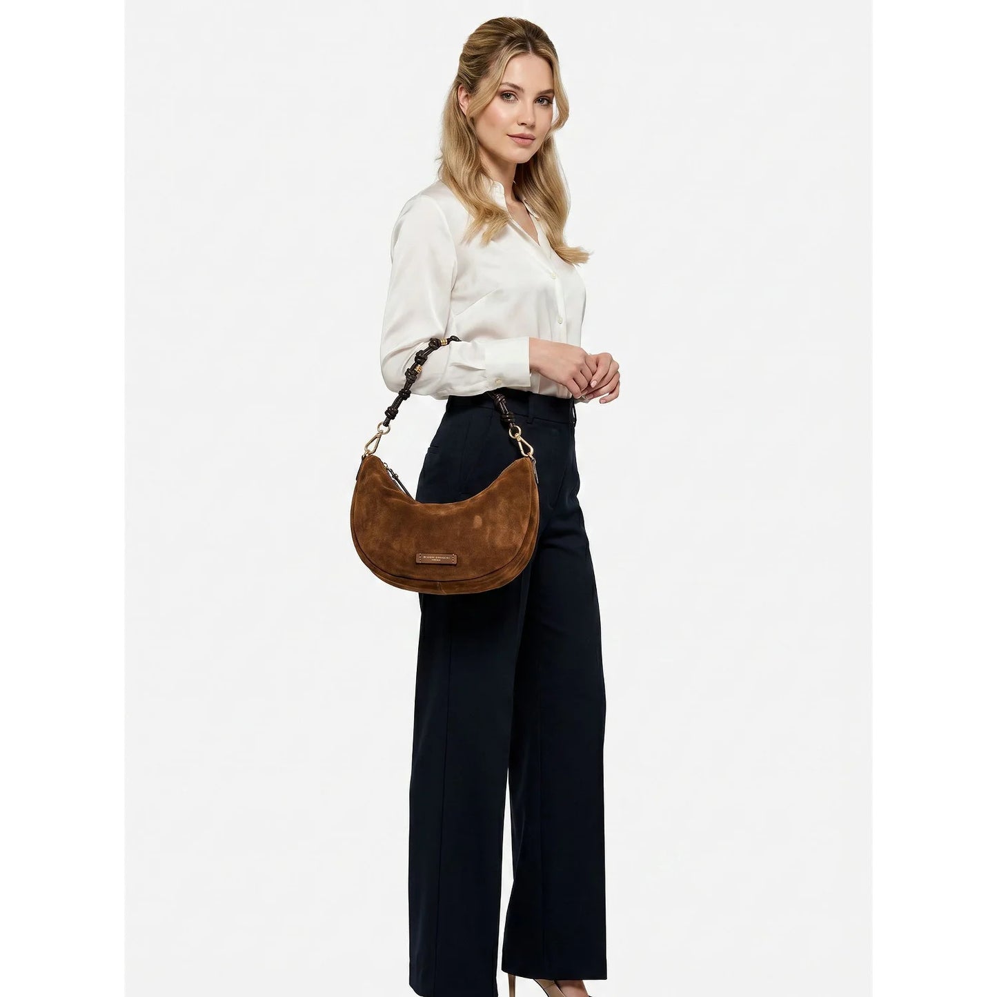 GIANNI CHIARINI - Borsa Cleo Small - Cognac