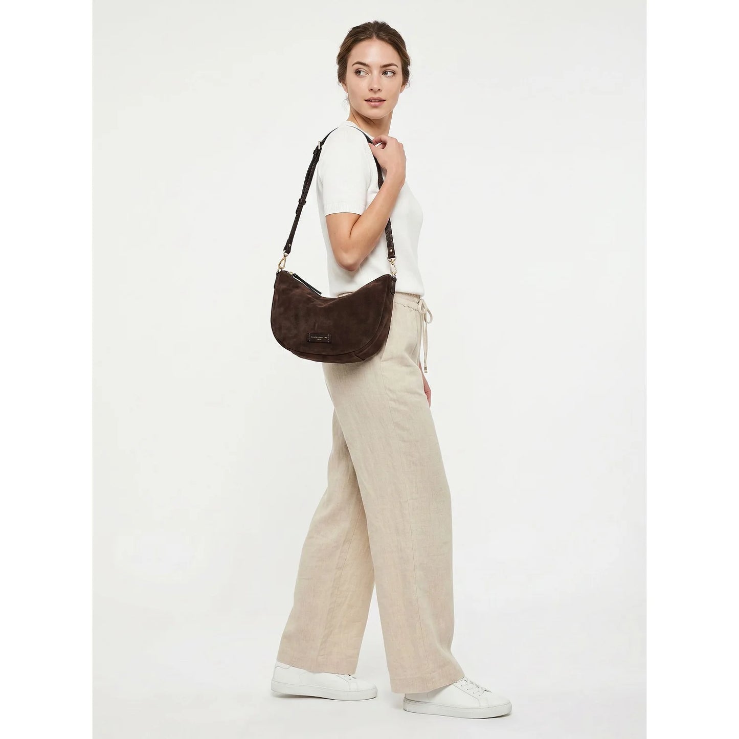 GIANNI CHIARINI - Borsa Cleo Small - Moka