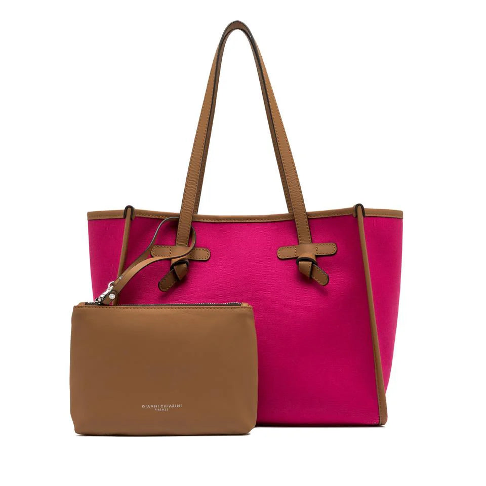 GIANNI CHIARINI - Marcella Canvas Desert Flower-Cuoio