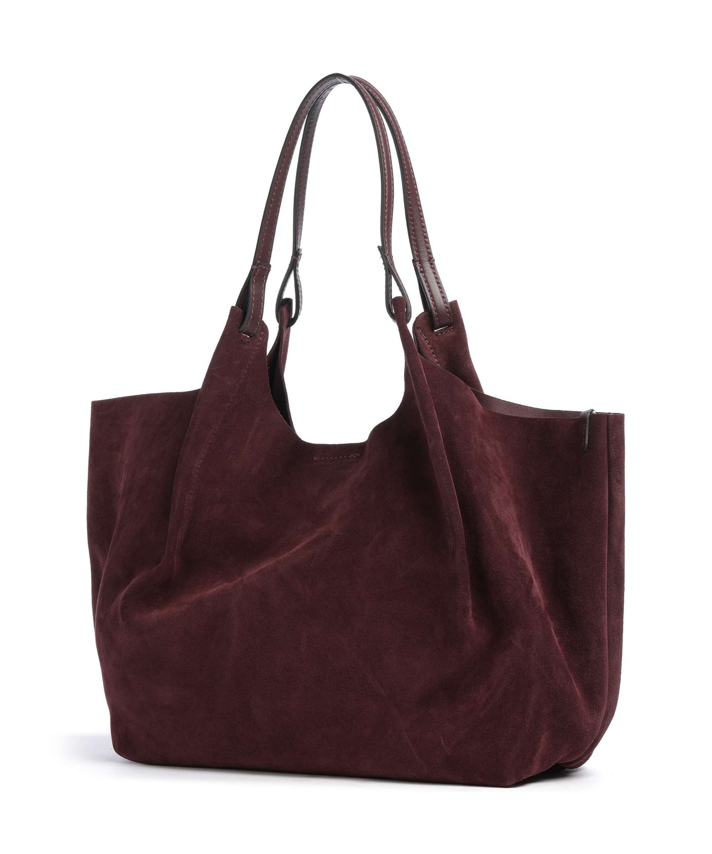 GIANNI CHIARINI - Borsa Dua Large camoscio - Amarone