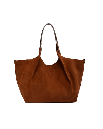 GIANNI CHIARINI - Borsa Dua Media Camoscio - Cognac