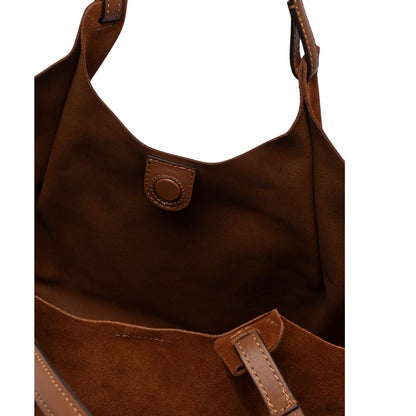 GIANNI CHIARINI - Borsa Dua Large camoscio - Cognac