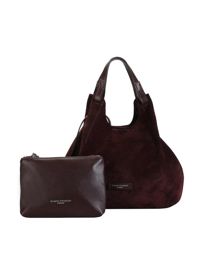 GIANNI CHIARINI - Borsa Dua Media Camoscio - Amarone