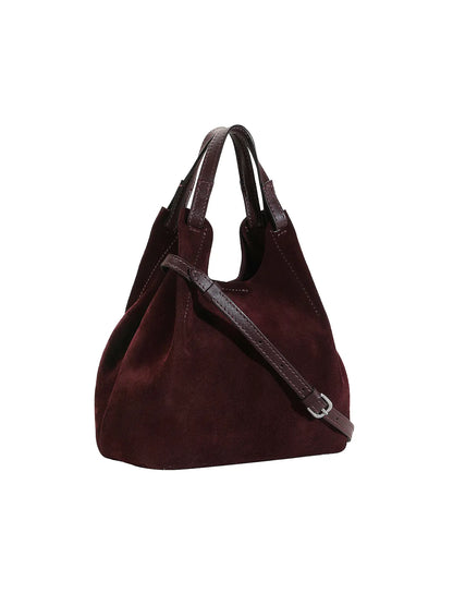 GIANNI CHIARINI - Borsa Dua Media Camoscio - Amarone