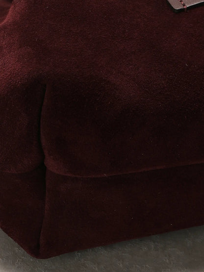GIANNI CHIARINI - Borsa Dua Media Camoscio - Amarone