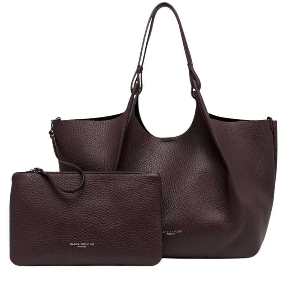 GIANNI CHIARINI - Borsa Dua Large - Espresso