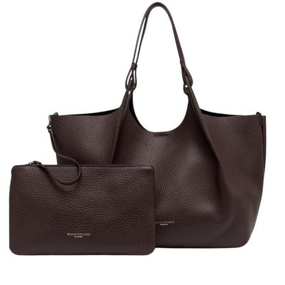 GIANNI CHIARINI - Borsa Dua Large - Espresso