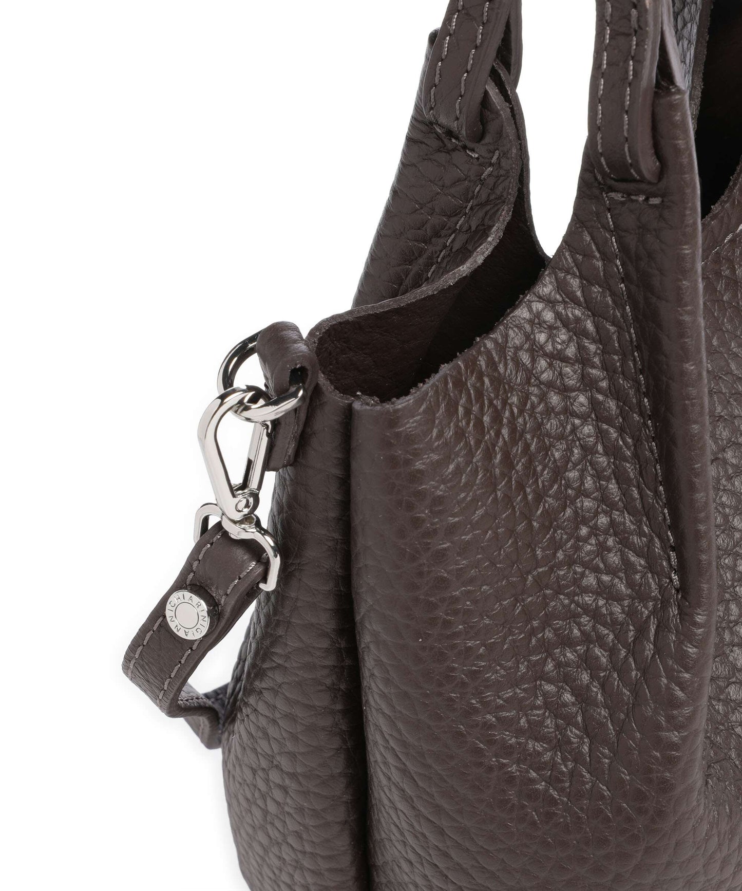 GIANNI CHIARINI - Borsa Dua Small - Espresso