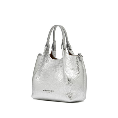 GIANNI CHIARINI - Borsa Dua Small - Silver/Clay