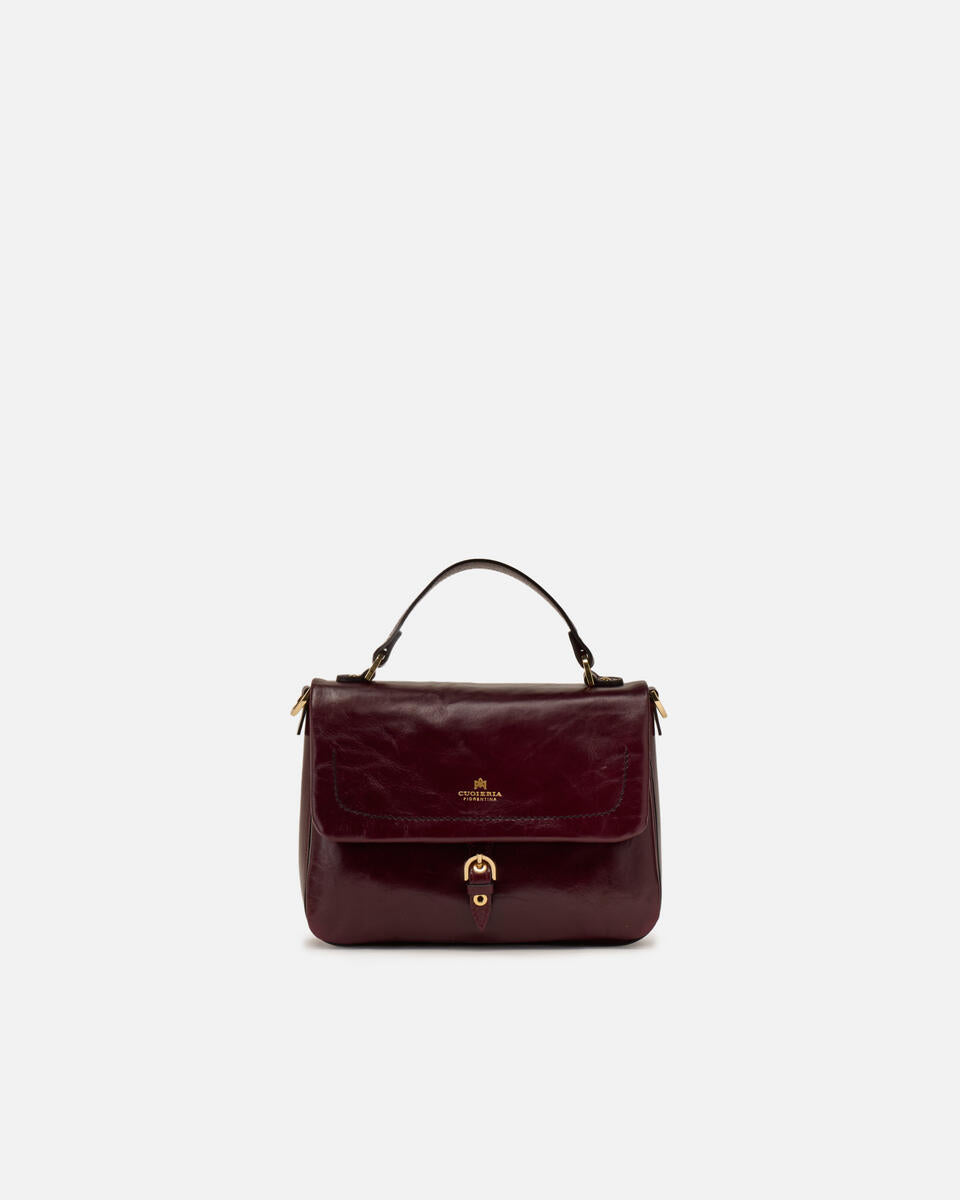 CUOIERIA FIORENTINA - Borsa Eva Soft Flap - Amarena