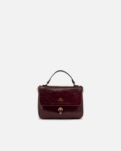 CUOIERIA FIORENTINA - Borsa Eva Soft Flap - Amarena