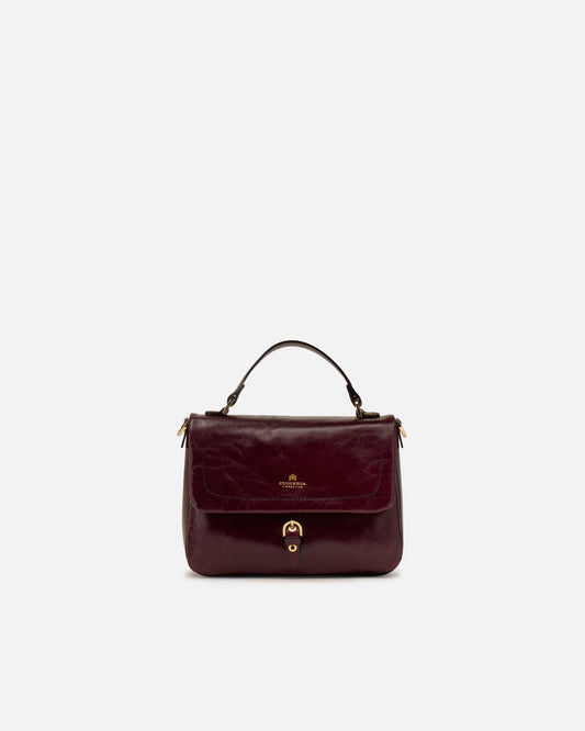 CUOIERIA FIORENTINA - Borsa Eva Soft Flap - Amarena