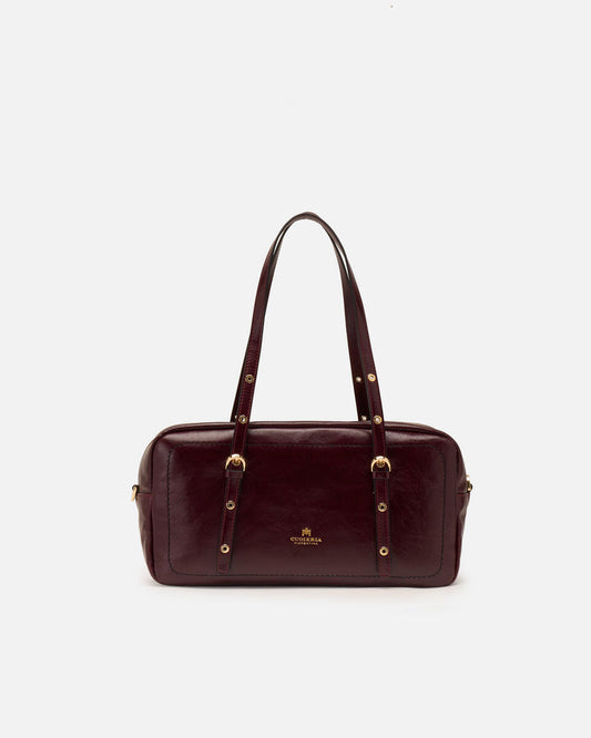 CUOIERIA FIORENTINA - Borsa Eva Duffle Large - Amarena