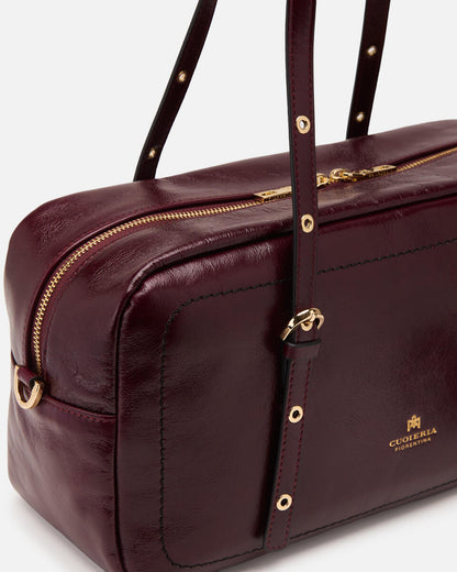 CUOIERIA FIORENTINA - Borsa Eva Duffle Large - Amarena