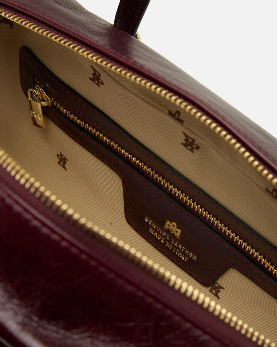 CUOIERIA FIORENTINA - Borsa Eva Duffle Large - Amarena