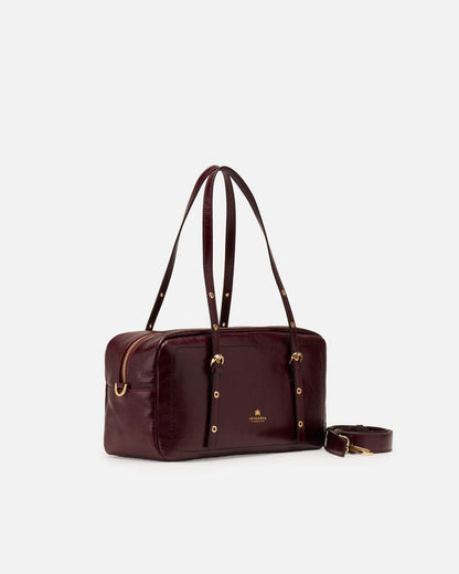 CUOIERIA FIORENTINA - Borsa Eva Duffle Large - Amarena