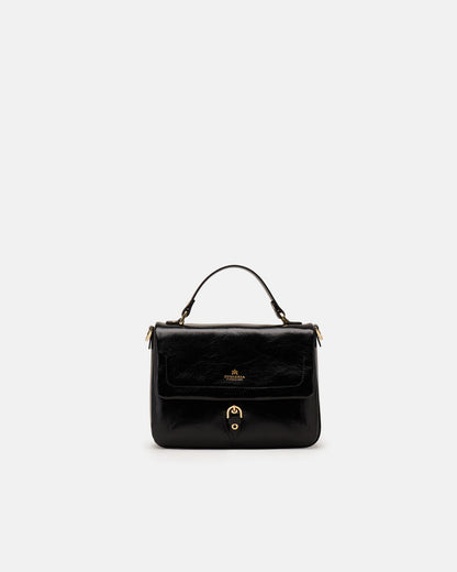 CUOIERIA FIORENTINA - Borsa Eva Soft Flap - Nero