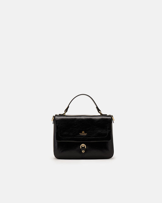 CUOIERIA FIORENTINA - Borsa Eva Soft Flap - Nero