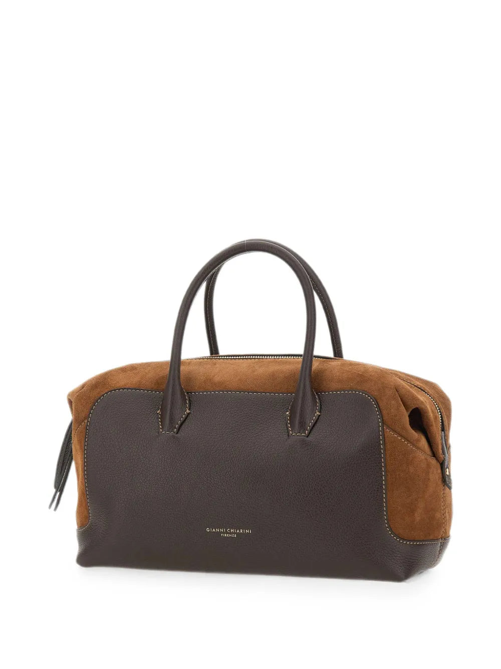 GIANNI CHIARINI - Borsa Tote Gemma L - Espresso Cognac