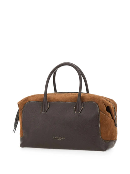 GIANNI CHIARINI - Borsa Tote Gemma L - Espresso Cognac