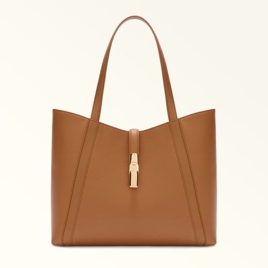 FURLA -  Borsa Goccia Shopping L  - Brandy