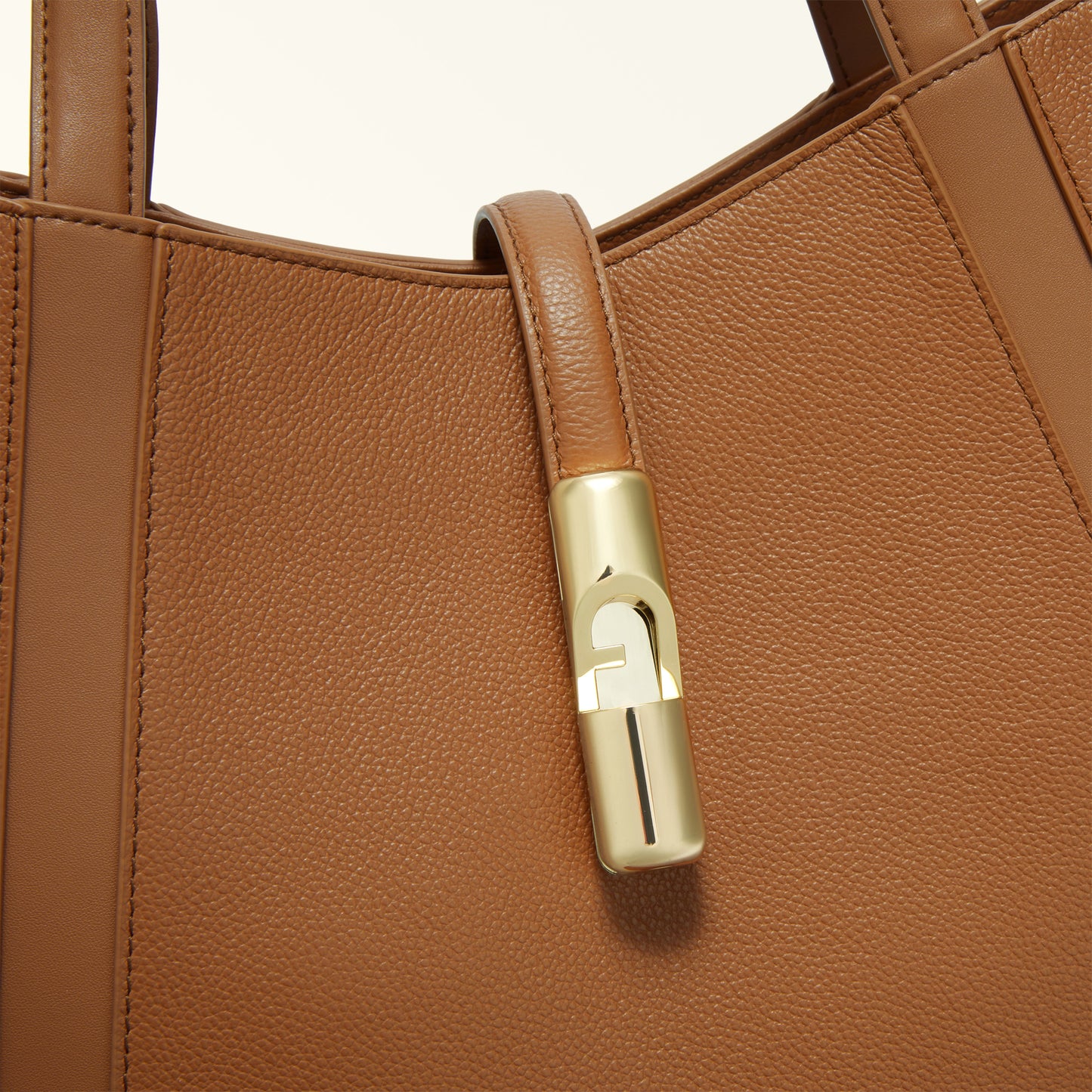 FURLA -  Borsa Goccia Shopping L  - Brandy