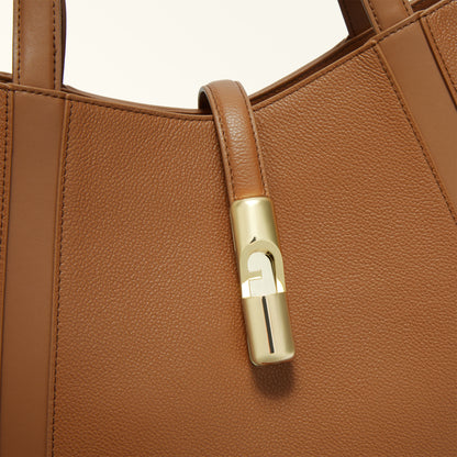 FURLA -  Borsa Goccia Shopping L  - Brandy