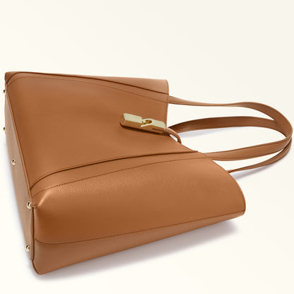 FURLA -  Borsa Goccia Shopping L  - Brandy