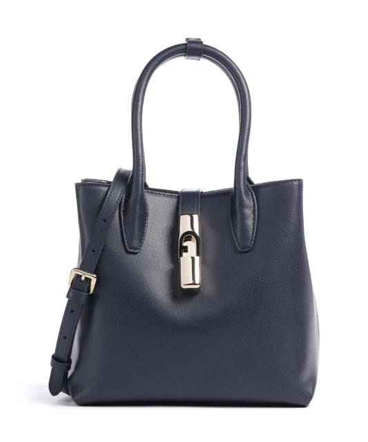FURLA -  Borsa Goccia Tote Bag Small - Ink Blue