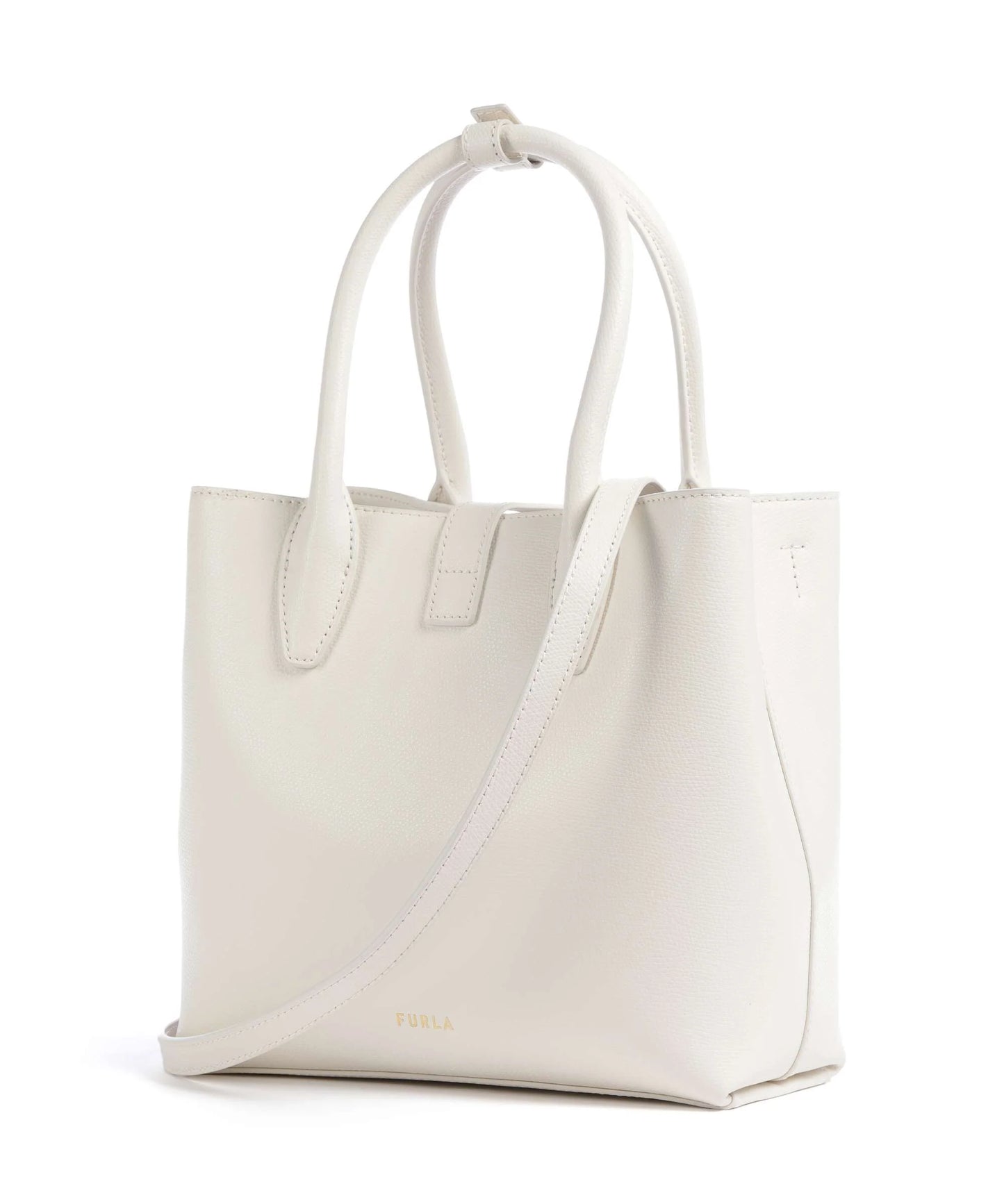 FURLA -  Borsa Goccia Tote Bag Small - Panna