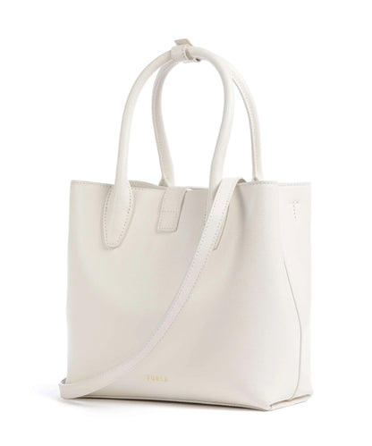 FURLA -  Borsa Goccia Tote Bag Small - Panna
