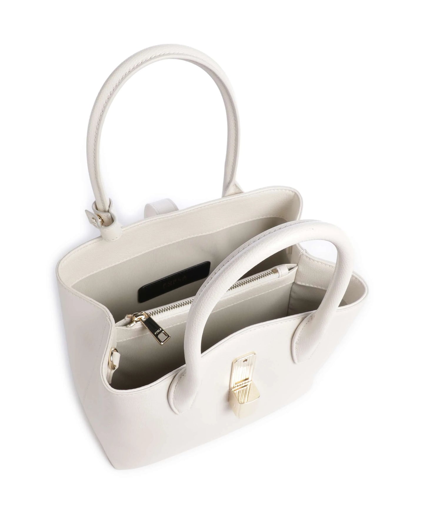 FURLA -  Borsa Goccia Tote Bag Small - Panna
